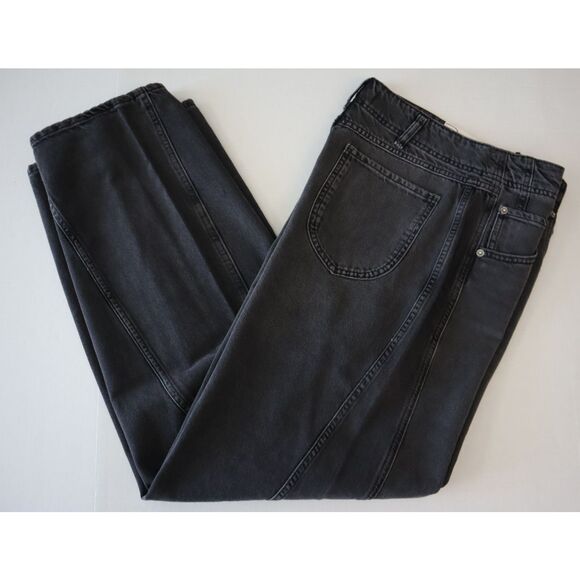 We The Free x FP OB2053239 Women's Sz 32 Black Aster Straight-Leg Jeans - Picture 14 of 14